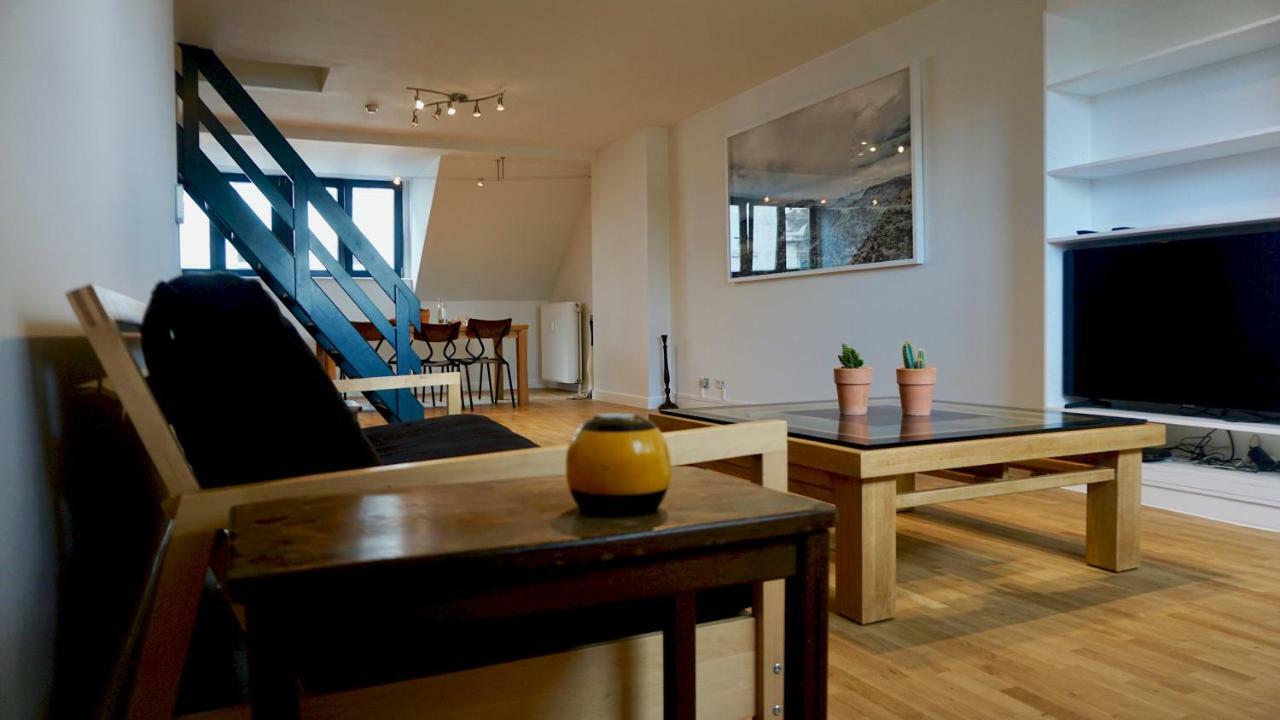 Unit 8 - Charming Loft Apt. Near Avenue Louise Free Parking Bryssel Exteriör bild